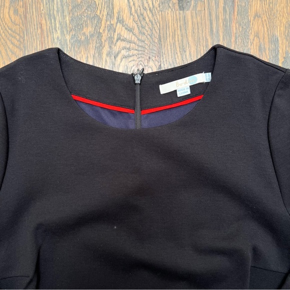 NWOT Boden Black Dress with Flutter Sleeves - Picture 9 of 9